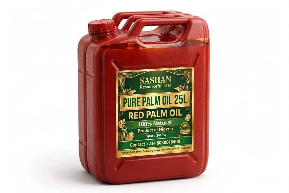 Pure palm oil — 100% natural